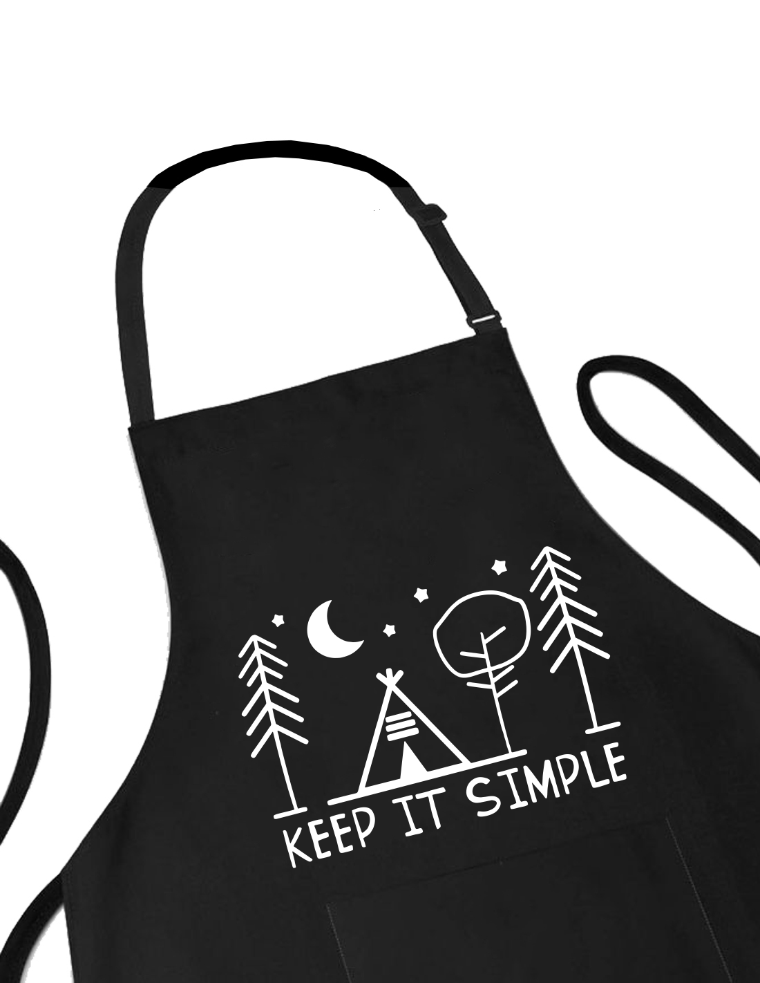 Sort personalizat keep it simple camping cod PRZ-0010-SORT 1 Sort personalizat keep it simple camping cu design minimalist pentru gatit in natura