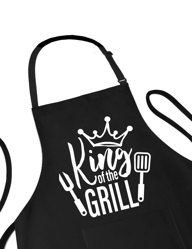 Sort personalizat king of the grill cod PRZ-0060-SORT 1 Sort personalizat king of the grill pentru pasionatii de gatit si gratar