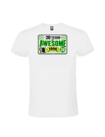 Tricou aniversar 30 ani years awesome 1996 personalizat pentru barbati
