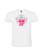 Tricou majorat petrecere on disco 18 ani personalizat pentru fete