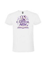 Tricou majorat capitol nou carte 18 ani personalizat pentru fete