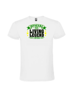 Tricou aniversar 70 ani living legend negru cu text auriu sau alb