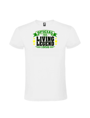 Tricou aniversar 70 ani living legend negru cu text auriu sau alb