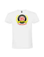 Tricou aniversar 25 ani quarter century personalizat pentru fete