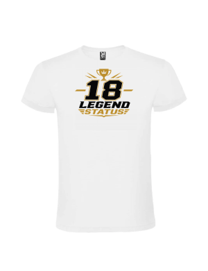 Tricou majorat legend status trofeu 18 ani pentru baieti