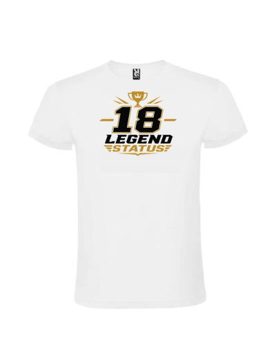 Tricou majorat legend status trofeu 18 ani pentru baieti