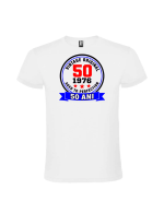 Tricou cadou 50 ani vintage 1976 personalizat pentru aniversare