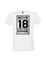 Tricou majorat edition one placuta 18 ani design personalizat pentru baieti