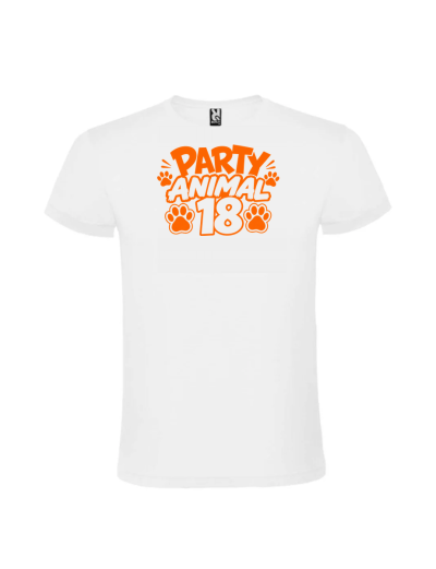 Tricou majorat party animal 18 ani pentru baieti personalizat