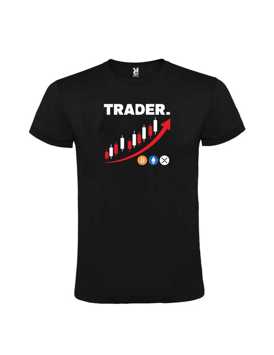 Tricou fani jocul la bursa cod PRZ-0011-Funny 1 Tricou negru cu mesaj amuzant pentru traderi, model tricou fani jocul la bursa