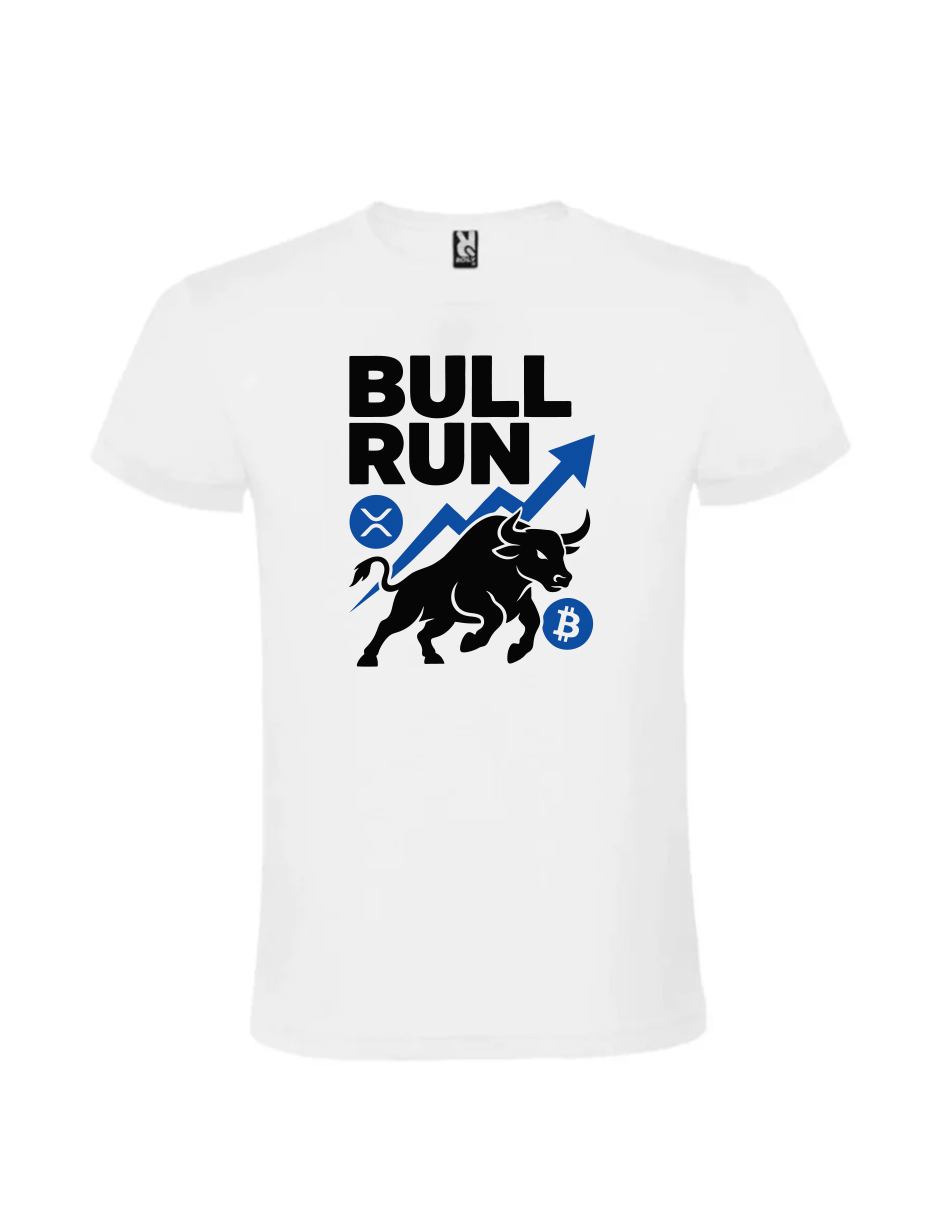 Tricou traderi bull run alb cod PRZ-0003-Funny 1 Tricou traderi bull run alb cu design grafic pentru investitori